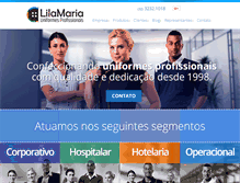 Tablet Screenshot of lilamaria.com.br